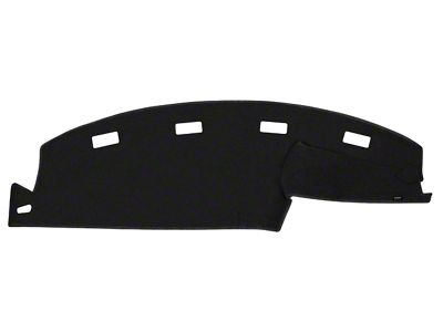 Custom Fit Dash Cover; Velour Black (94-97 RAM 1500)