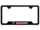 Demon Notched License Plate Frame (Universal; Some Adaptation May Be Required)