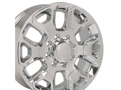 DG66 Chrome 8-Lug Wheel; 20x8; 54.65mm Offset (06-08 RAM 1500 Mega Cab)