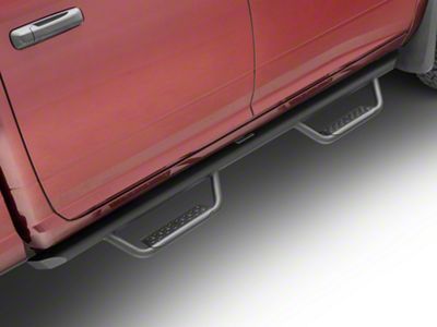 Go Rhino Dominator Xtreme D2 Side Step Bars; Textured Black (09-18 RAM 1500 Crew Cab)