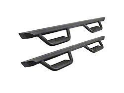 Go Rhino Dominator Xtreme D2 Side Step Bars; Textured Black (09-18 RAM 1500 Quad Cab)
