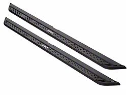 Go Rhino Dominator Xtreme DSS Slider Side Step Bars; Textured Black (19-26 RAM 1500 Quad Cab)