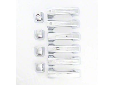 Door Handle Covers; Chrome (19-24 RAM 1500 Crew Cab)