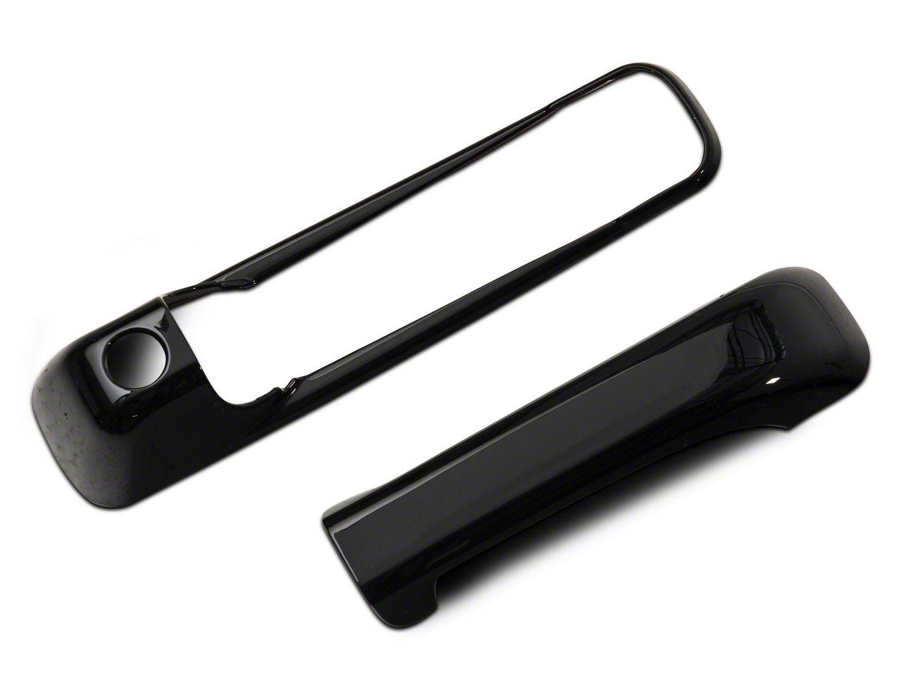 Chrome Delete Gloss Black Door Handle Cover W/ Or W/O Smart Key - DH62 - Trim Illusion - Foto 9