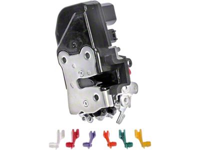 Door Lock Actuator Motor; Integrated; With Latch; Front Driver Side (03-08 RAM 1500 Quad Cab)