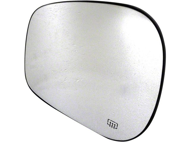 Door Mirror Glass; Heated Plastic Backed; Left; Fold-Away; Sales Code GTS; Power; Heated (02-04 RAM 1500)