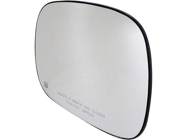 Door Mirror Glass; Heated Plastic Backed; Right; Fold-Away; Sales Code GTS; Power; Heated (02-04 RAM 1500)