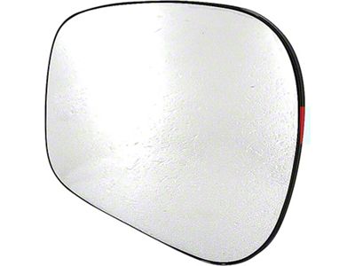 Door Mirror Glass; Non-Heated Plastic Backed; Left; Fold-Away; Manual; Sales Code GPU; Without Trailer Tow Package (02-06 RAM 1500)
