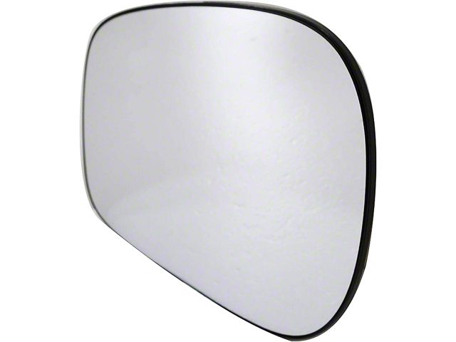 Door Mirror Glass; Non-Heated Plastic Backed; Left; Fold-Away; Manual; Sales Code GPU; Without Trailer Tow Package (07-08 RAM 1500)