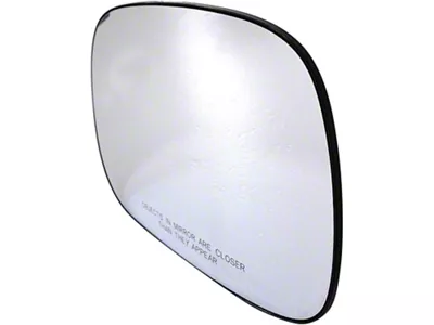 Door Mirror Glass; Non-Heated Plastic Backed; Right; Fold-Away; Manual; Sales Code GPU; Without Trailer Tow Package (07-08 RAM 1500)