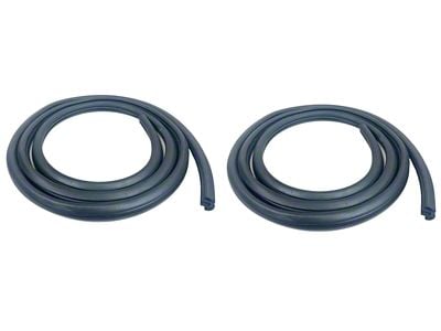 Door Seal Kit on Body; Rear; Driver and Passenger Side (09-18 RAM 1500 Crew Cab)