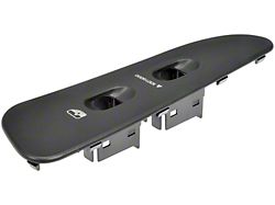 Door Window Switch Bezel; Dark Gray; Front Passenger Side (02-05 RAM 1500)