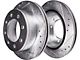 Drilled and Slotted 8-Lug Rotors; Front Pair (06-08 RAM 1500 Mega Cab)