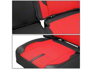 Motor Trend BDK CarXS Black Faux Leather Front Seat Covers – PU, Side Airbag Compatible, Removable Headrests