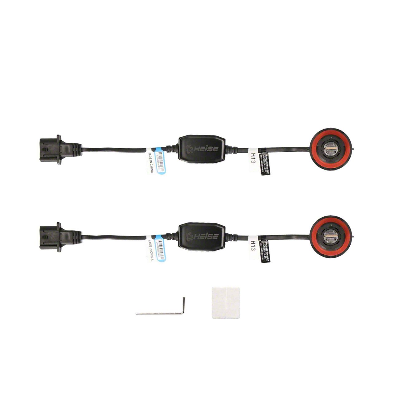 H13 LED Headlight Bulbs – 4-Sides High/Low Beam For Dodge Ram 1500/2500/3500 (2006-2012), 6000K White