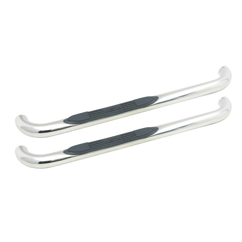 thumbnail image 2 of 1973-1987 GMC K3500 Aries 3" Round Semi-Gloss Black Steel Side Bars 2 of 11