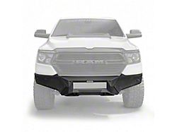 Go Rhino Element Front Bumper with Fixed Light Bar Mount; Textured Black (19-24 RAM 1500, Excluding Limited, Rebel & TRX)