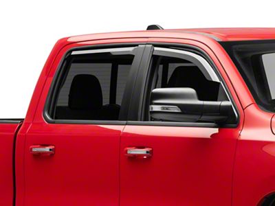 Putco Element Tinted Window Visors; Front and Rear (19-25 RAM 1500 Crew Cab)