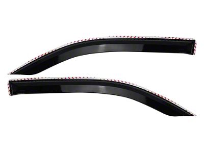 Putco Element Tinted Window Visors; Fronts Only (19-25 RAM 1500 Crew Cab)