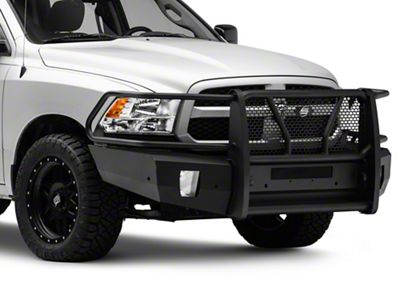 Elevation Front Bumper; Fine Textured Black (13-18 RAM 1500, Excluding Rebel)