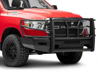 Elevation Front Bumper; Fine Textured Black (19-24 RAM 1500, Excluding EcoDiesel, Rebel & TRX)