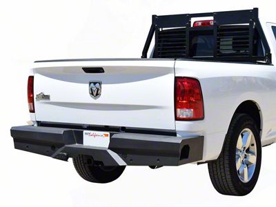 Elevation Rear Bumper; Fine Textured Black (09-18 RAM 1500)