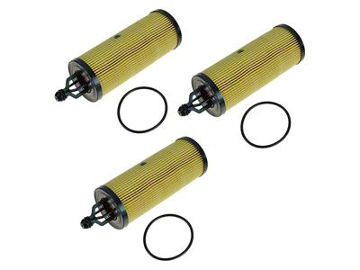 Engine Oil Filter; 3-Piece Set (14-15 3.6L RAM 1500)