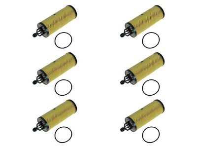Engine Oil Filter; 6-Piece Set (14-15 3.6L RAM 1500)