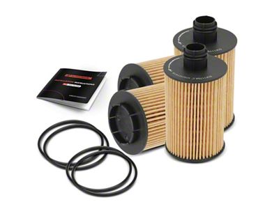 Engine Oil Filter; Set of 4 (14-18 3.0L EcoDiesel RAM 1500)