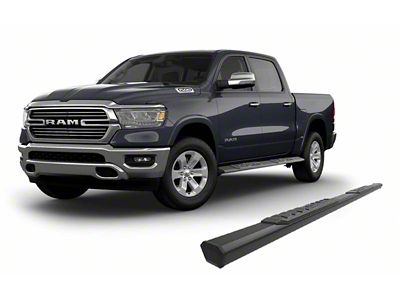 Epic Aluminum Running Boards; Black (19-25 RAM 1500 Quad Cab)