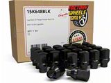 ET OEM Factory Style Black Lug Nut Kit; M14 x 1.5; Set of 24 (19-26 RAM 1500)