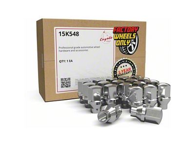 ET OEM Factory Style Chrome Lug Nut Kit; M14 x 1.5; Set of 20 (12-18 RAM 1500)