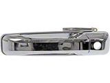 Exterior Door Handle; Front Left; All Chrome; Plastic (09-18 RAM 1500)