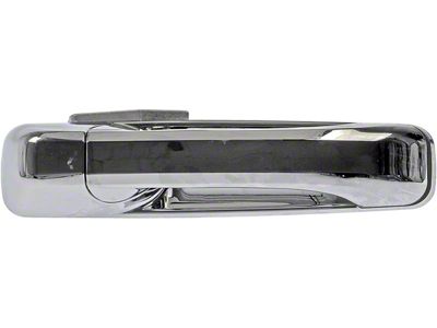 Exterior Door Handle; Front and Rear Right; All Chrome; Plastic; Without Keyhole (09-18 RAM 1500)