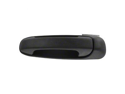 Exterior Door Handle; Rear Driver Side; Textured Black (02-08 RAM 1500 Quad Cab)