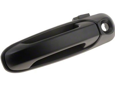 Exterior Door Handle; Smooth Black; Front Driver Side (02-08 RAM 1500)