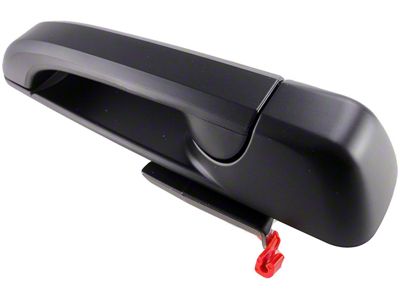 Exterior Door Handle; Smooth Black; Front Passenger Side (09-18 RAM 1500)