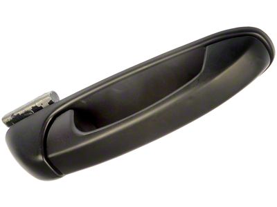 Exterior Door Handle; Smooth Black; Rear Passenger Side (02-08 RAM 1500 Quad Cab)
