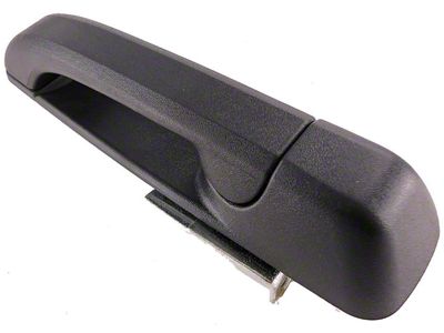 Exterior Door Handle; Textured Black; Front Passenger Side (09-18 RAM 1500)