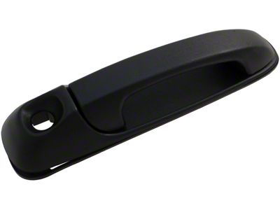 Exterior Door Handle with Keyhole; Textured Black; Front Passenger Side (02-08 RAM 1500)