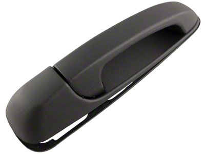 Exterior Door Handle without Keyhole; Textured Black; Front Passenger Side (02-08 RAM 1500)