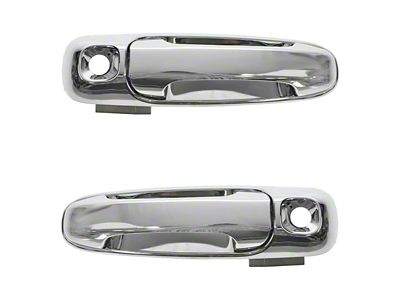 Exterior Door Handles; Front; Chrome (02-08 RAM 1500)