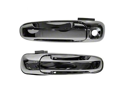 Exterior Door Handles; Front; Chrome (02-08 RAM 1500)