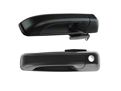 Exterior Door Handles; Front; Paint to Match Black; Paint to Match Black (09-18 RAM 1500)