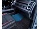 F1 Hybrid Front and Rear Floor Mats; Full Light Blue (09-18 RAM 1500 Crew Cab w/ Front Bucket Seats)