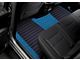 F1 Hybrid Front and Rear Floor Mats; Full Light Blue (09-18 RAM 1500 Crew Cab w/ Front Bucket Seats)