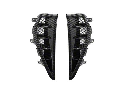 Factory Style Fender Vents; Carbon Fiber (21-24 RAM 1500 TRX)