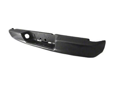 Replacement Factory Style Rear Bumper; Black (04-08 RAM 1500)