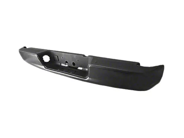 Replacement Factory Style Rear Bumper; Black (04-08 RAM 1500)