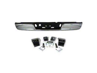 Replacement Factory Style Rear Bumper; Chrome (02-03 RAM 1500)